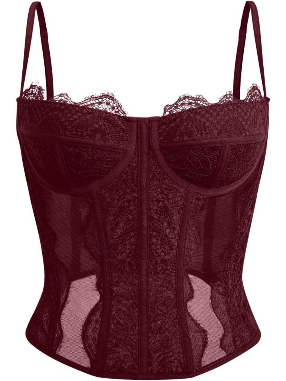Sexy Lace Corset Top for Women - Fall Fashion Crop Top for Going Out